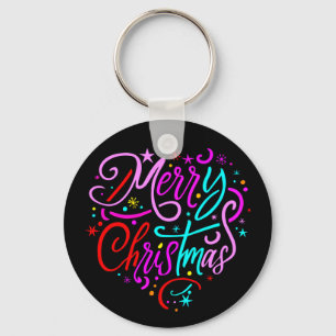 Merry Christmas - Christmas Designs T-Shirt Key Ring