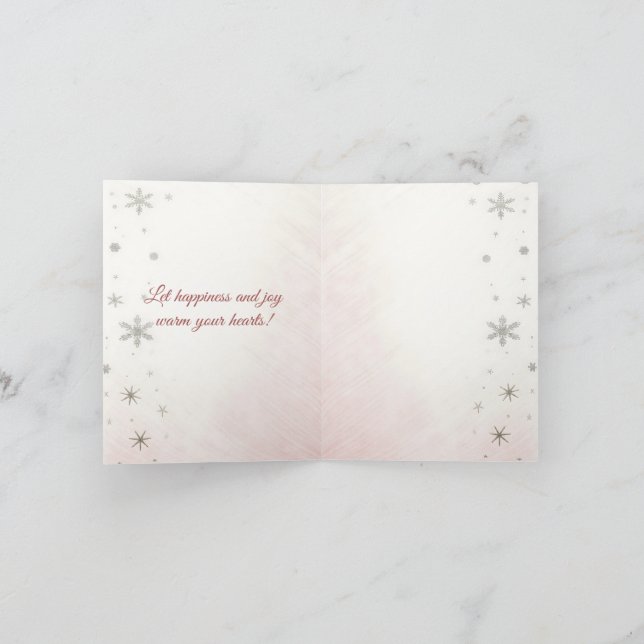 Merry Christmas! Christmas gifts,Сhristmas card. Holiday Card (Inside)