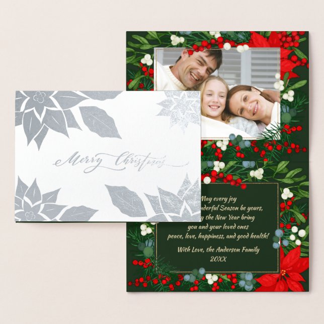 Merry Christmas. Christmas Luxury Foil Card (Display)