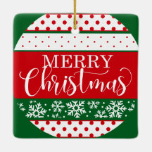 Merry Christmas - Christmas Ornament