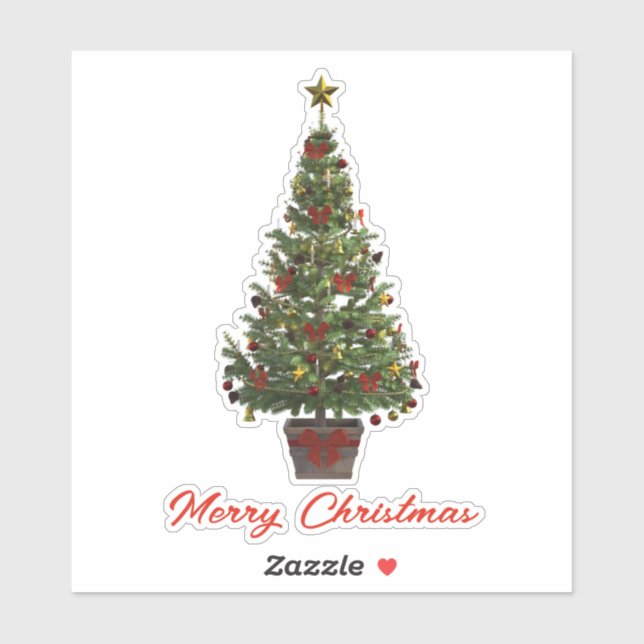 Merry Christmas. Christmas Tree (Sheet)