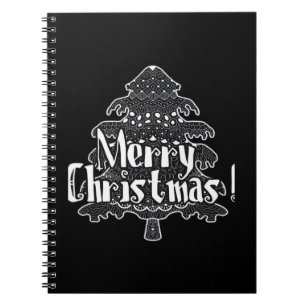 Merry Christmas, Christmas tree Classic Notebook