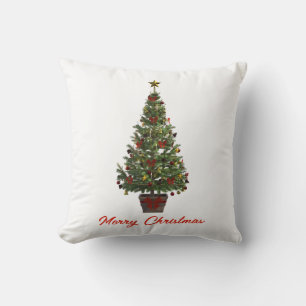 Merry Christmas. Christmas Tree Cushion