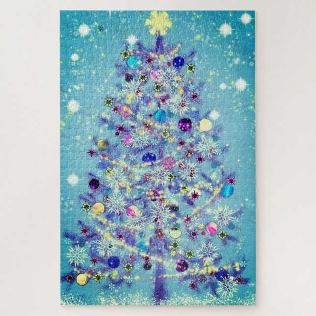 Merry Christmas - Christmas Tree Gift For Everyone Jigsaw Puzzle (Vertical)