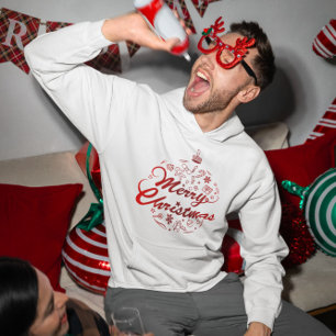 Merry Christmas, Christmas Tree Hoodie