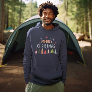 Merry Christmas, Christmas Tree Hoodie