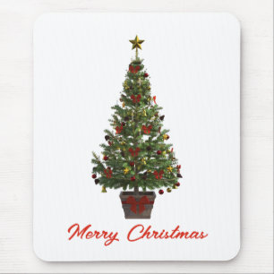 Merry Christmas. Christmas Tree Mouse Pad