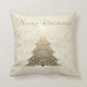 Merry Christmas,Christmas Tree,Sparkles Cushion