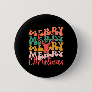 Merry Christmas Christmas Xmas Fun  6 Cm Round Badge