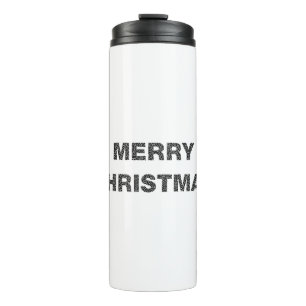 Merry Christmas Circles 4 Thermal Tumbler
