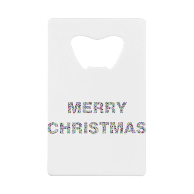 Merry Christmas Circles Prismatic 3 (Front)