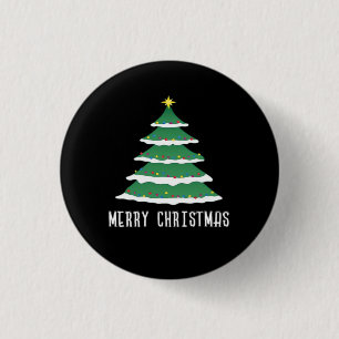 Merry Christmas Classic 3 Cm Round Badge