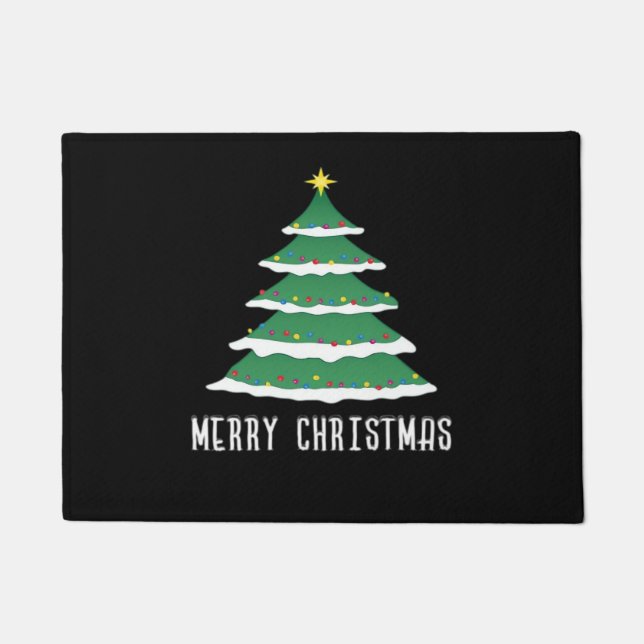 Merry Christmas Classic Doormat (Front)