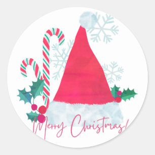 Merry Christmas   Classic Round Sticker