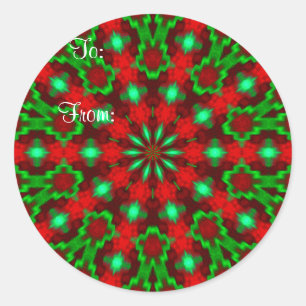Merry Christmas_ Classic Round Sticker