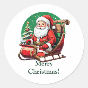 Merry Christmas! Classic Round Sticker
