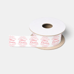 Merry Christmas Classic Satin Ribbon