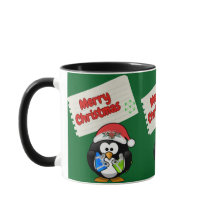 Merry Christmas Classical Taza, 11 oz