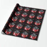 Merry Christmas Coal Present Wrapping Paper<br><div class="desc">Forged By Lord_Grixis</div>