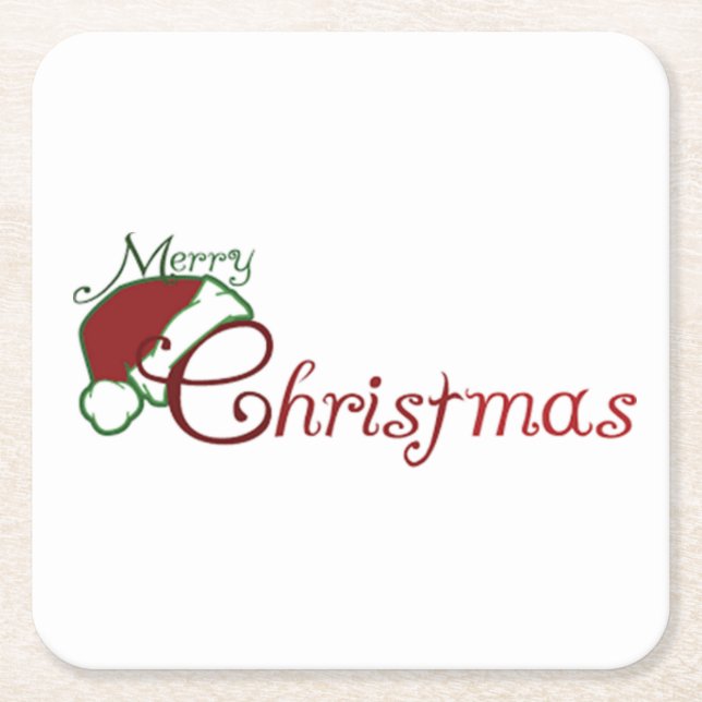 **MERRY CHRISTMAS** COASTER (Front)