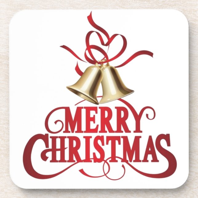 Merry Christmas  Coaster (Front)
