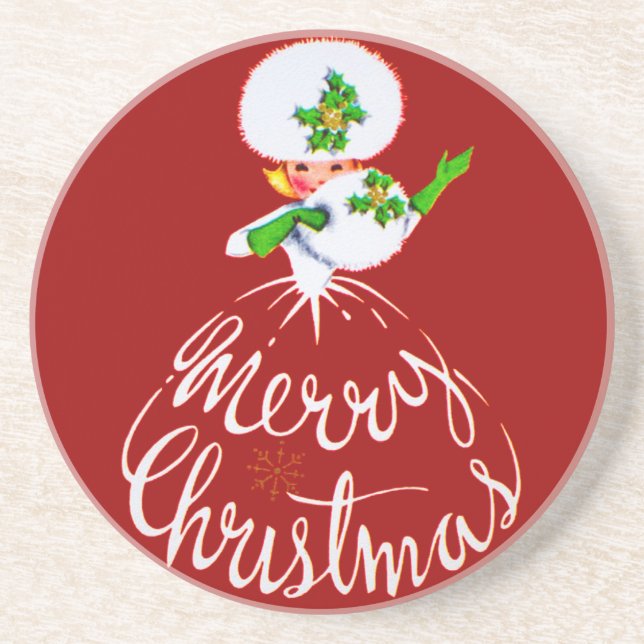 Merry Christmas Coaster (Front)