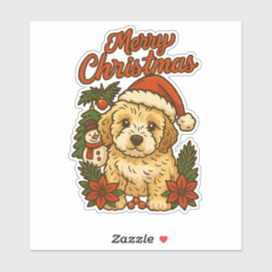 Merry Christmas Cockapoo Design