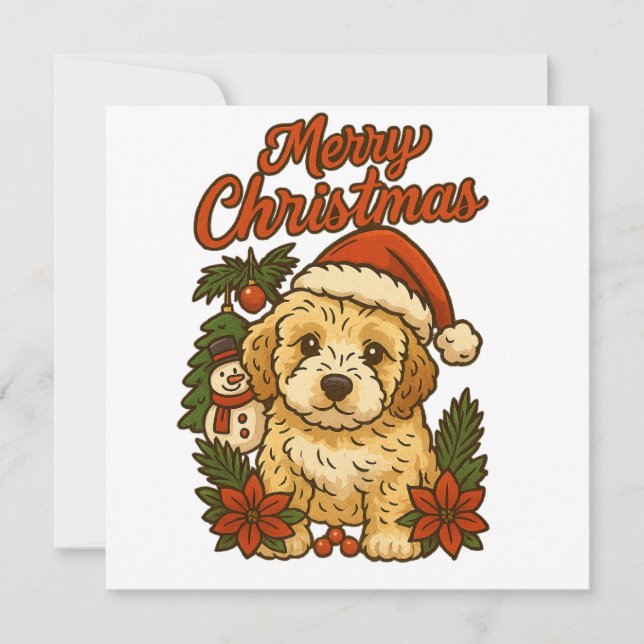 Merry Christmas Cockapoo Design (Front)