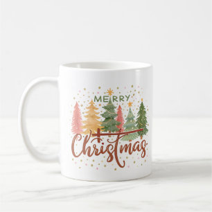Merry Christmas Coffee   Festive Holiday Mug