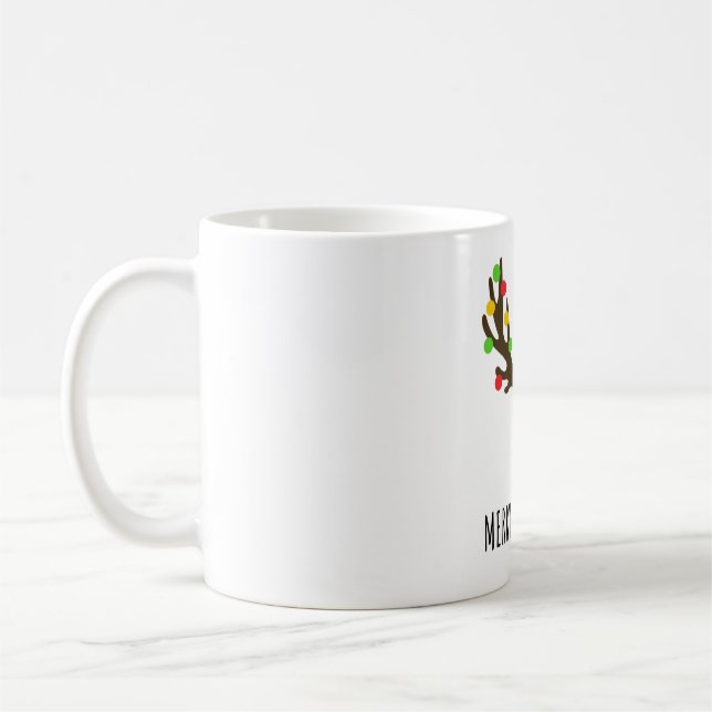 MERRY CHRISTMAS COFFEE MUG (Left)