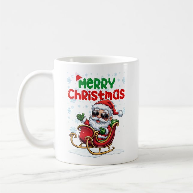MERRY CHRISTMAS  COFFEE MUG (Left)