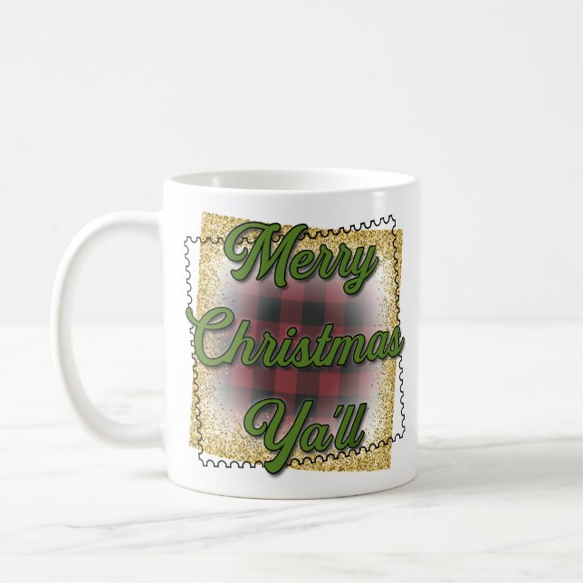 Merry Christmas Coffee Mug (Left)