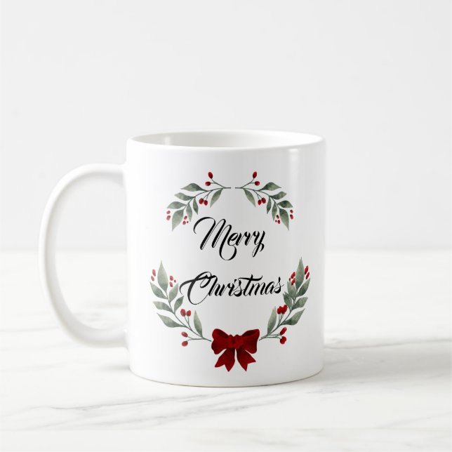 Merry christmas   coffee mug (Left)