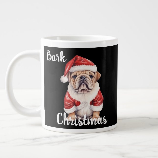 Merry Christmas Coffee Mugs Christmas Dogs (Left)