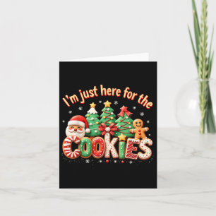 Merry Christmas Cookie Lovers Food Lovers Uni-adul Card