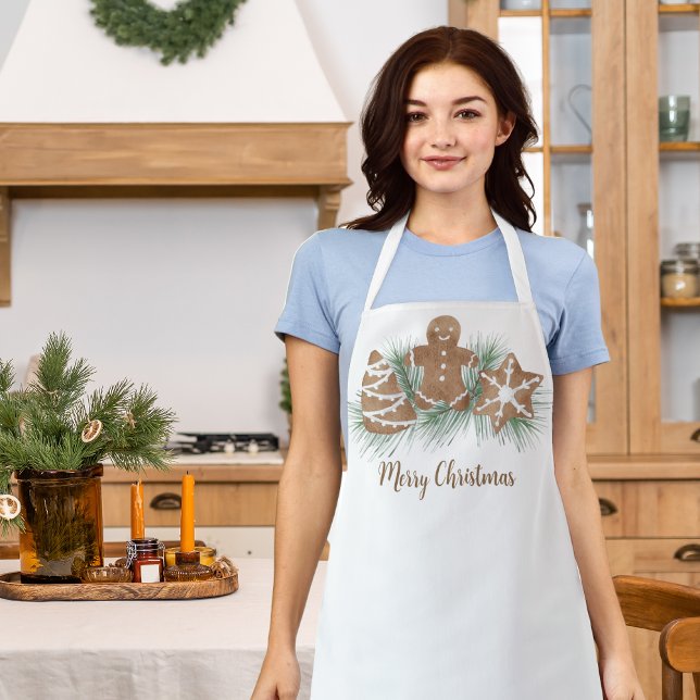 Merry Christmas Cookies  Apron (Creator Uploaded)