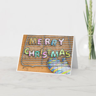 Merry Christmas Cookies Holiday Card