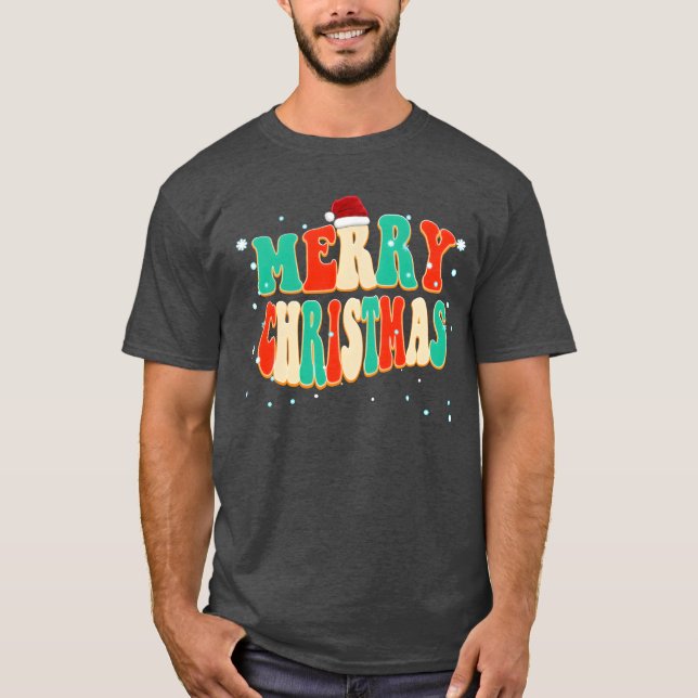 Merry Christmas Cool Vintage Christmas vintage T-Shirt (Front)