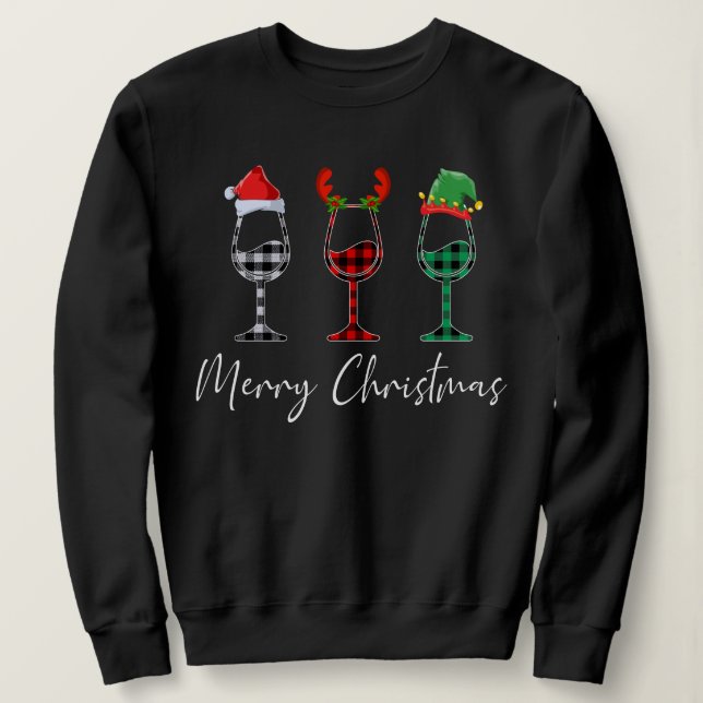 Merry Christmas Costumes Sweatshirt (Design Front)