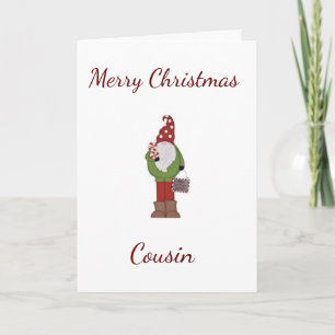 MERRY CHRISTMAS **COUSIN**   CARD