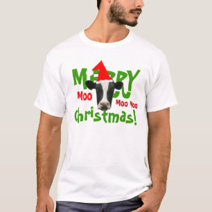 Merry Christmas Cow T-Shirt