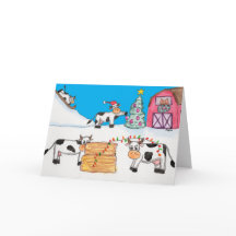 Merry Christmas Cows
