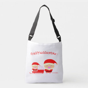 Merry christmas crossbody bag