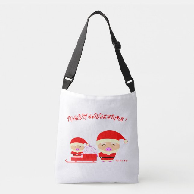 Merry christmas crossbody bag (Front)
