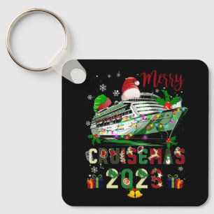 Merry Christmas Cruisemas Santa Elf Cruise Ship Lo Key Ring