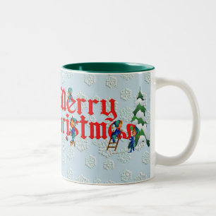 MERRY CHRISTMAS CUP by SHARON SHARPE
