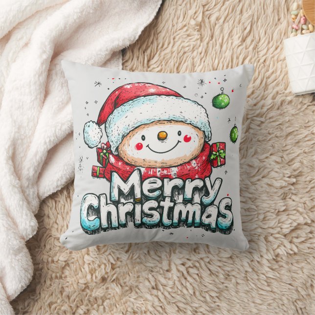 Merry Christmas  Cushion (Blanket)