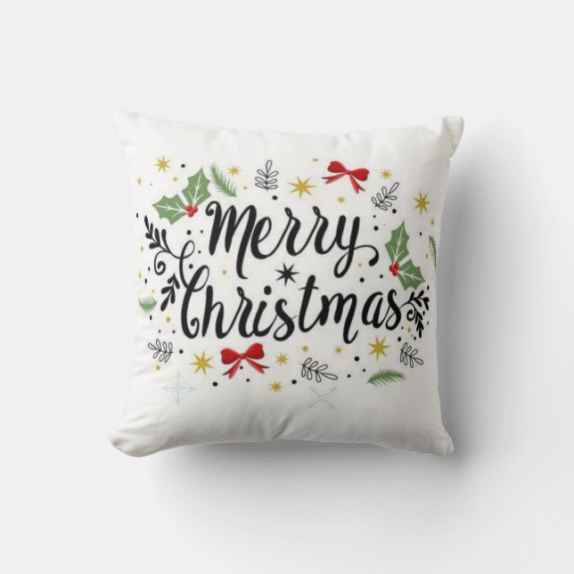 Merry Christmas  Cushion (Front)