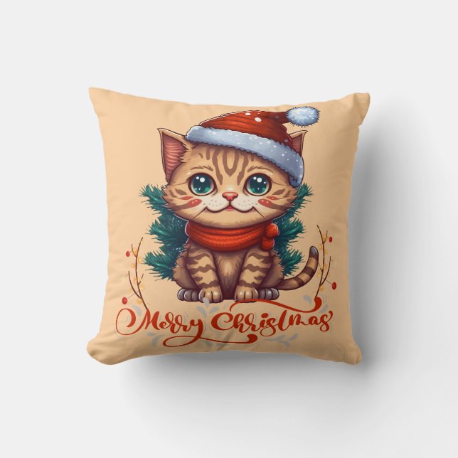 Merry Christmas Cushion (Front)