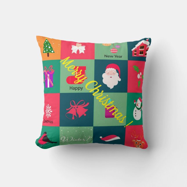 Merry Christmas Cushion (Front)